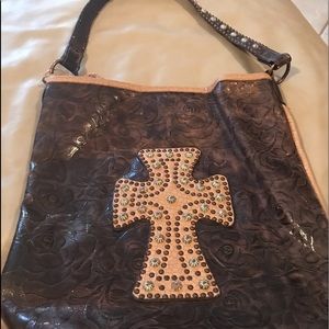 Double J saddle hand made ladies bag